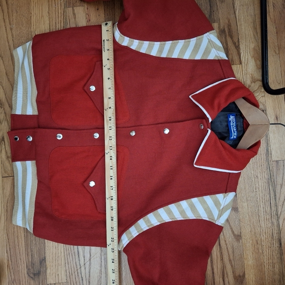 Jooniverse Lab Red Wool Varsity Jacket_2 - Picture 8 of 10